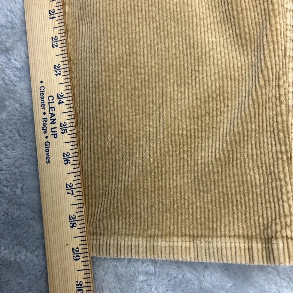 Women's Size 12 Wide Leg Corduroy Pants Tan Jones New York‎ Sport Classic